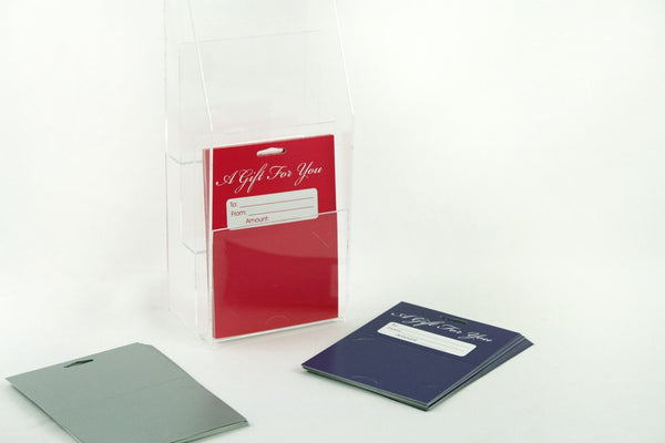 eHopper Gift Cards - 3 Tier Backer Acrylic Display Stand