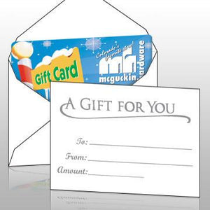 eHopper Gift Cards - White Gift Card Envelopes